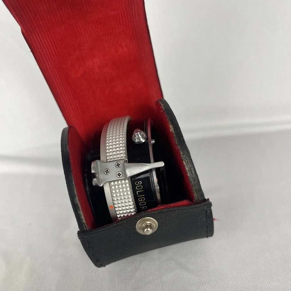 Vtg Soligor Auto Tele-Converter 2X For‎ Nikon F/Ai w Hard Leather Case Japan EUC